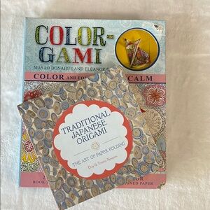 2 books Color-gami and Traditional Origami